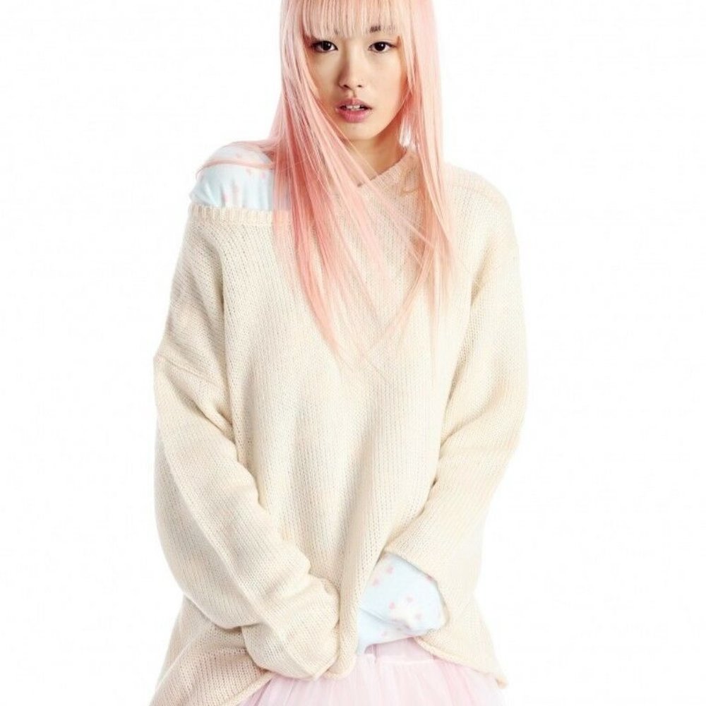 Wildfox Essentials Loose Knit Roadie Sweater XS